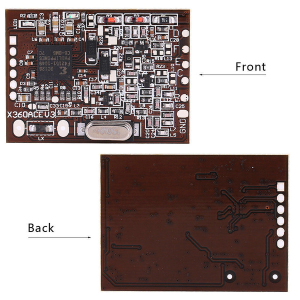 For X360 ACE V3 360 machine pulse chip Crystal Coffee Edition 150MHZ With Slim cable