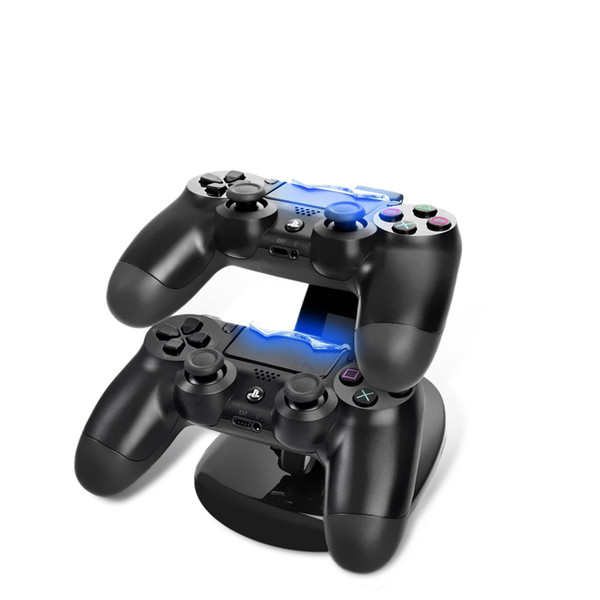 New arrival LED USB ChargeDock Docking Cradle Station Stand for wireless Sony Playstation 4 PS4 Game Controller Charger