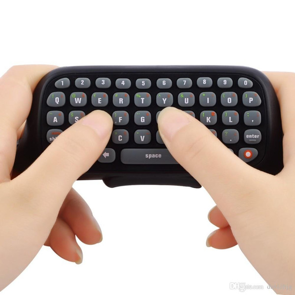 Black Mini Bluetooth wireless Best Adapter keyboard Keypad Text Pad for Xbox 360 Controller Messenger Chatpadhappy time