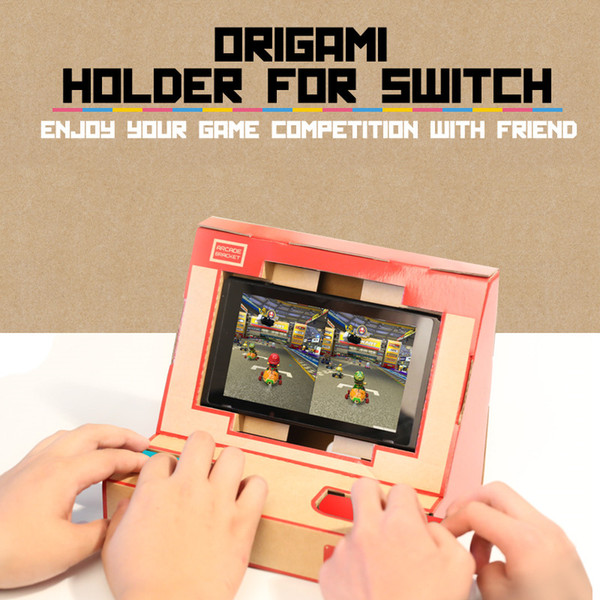 Foldable Stand Origami Labo DIY Cardboard Creations Game Holder Kit Toys for NS Switch Paper Arcade Bracket