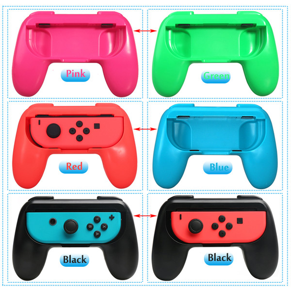 2pcs/set N Switch ABS Gamepad Grip Handle Joypad Stand Holder for Switch Left Right Joy-Con Game Controller