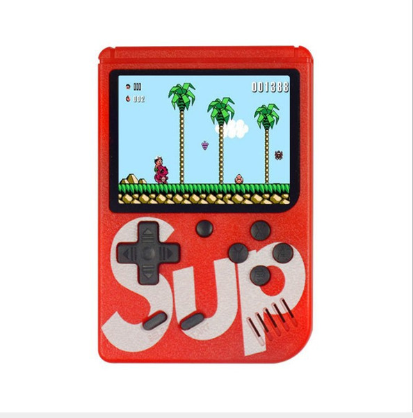 SUP games Console Mini Handheld Game Box Portable Classic video game player 3.0 Inch Color Display 400 games AV-out with retail box