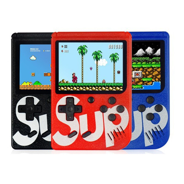 SUP Handheld game Console Portable Mini Game Box 300 Classic video games player 3.0 Inch Color Display with retail box Christmas Gift