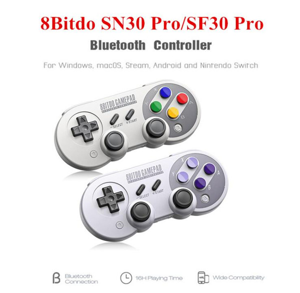 8Bitdo SN30 Pro/SF30 Pro Bluetooth Gamepad Wireless Game Controller with Joystick for Windows Android Steam Nintendo Switch