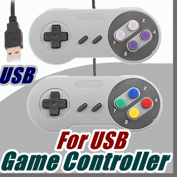 Nostalgic handle USB Controller PC Controllers Gamepad Joypad Joystick Replacement For Super MINI SFC SNES NES Tablet PC Windows E-JYP