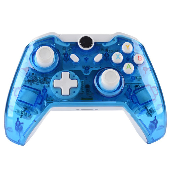 Wireless Controller Controle For Microsoft Xbox One Controller Joystick For Xbox One PC Windows Gamepad Transparent with LED