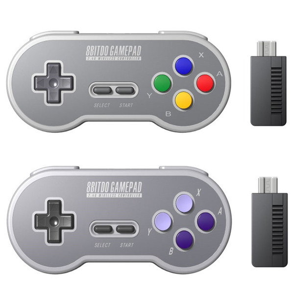 8Bitdo SF30 SN30 2.4G Wireless Gamepad Retro Controller with 2.4G NES Receiver USB-C Wireless Game Pad for SNES Classic Edition Free DHL