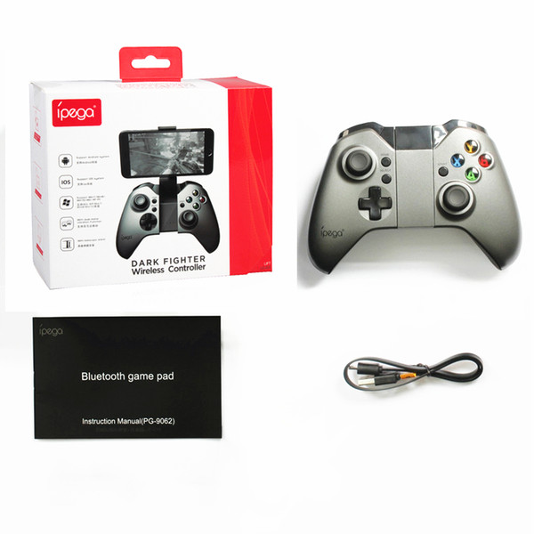 New Hot iPega PG-9062S Wireless Bluetooth Dark Fighter Gamepad Game Gaming Controller Joysticker for Smart TV Box Android TV for Android iOS