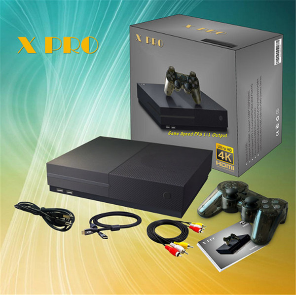 2018 hot sell Support 4K Hdmi Output Video Game Console can store 800 game Retro Game Console To TV X PRO Free shipping