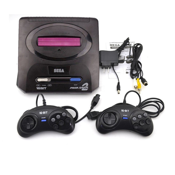 Sega Genesis/MD compact 2 in 1 dual system game console catridge rom support original game card