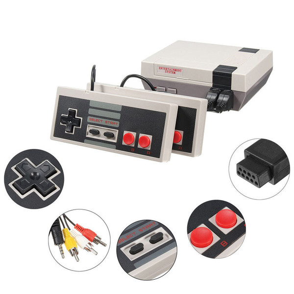 Mini Classic Nostalgic Games Handle For NES 620 Can Store Video Games Consoles Retro TV Video With Retail Boxs