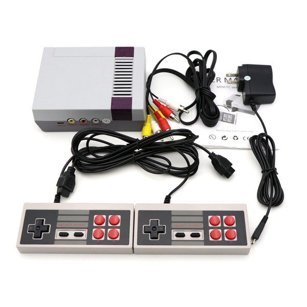 20PCS Coolbaby Mini TV Video Handheld Game Console 620 Games 8 Bit Entertainment System For Nes Classic Games Nostalgic Host Big Box