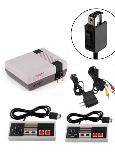 2018 New Mini AV Out TV Game Console Video Handheld With Doule Game Controller for NES Games Consoles With Retail Pack Box