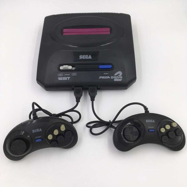 Hot Sega Genesis/MD compact 2 in 1 dual system game console/catridge rom support original game card