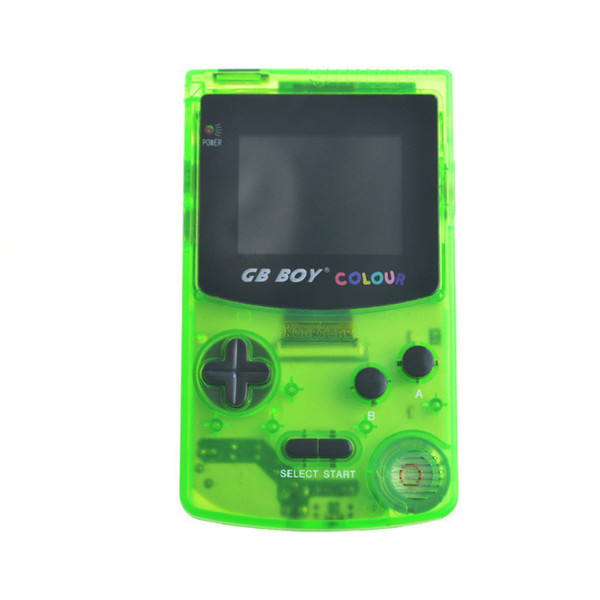 2019 New 5 Colors Transparent GB Boy Retro Classic Handheld Game Console Gaming Machine 2.7