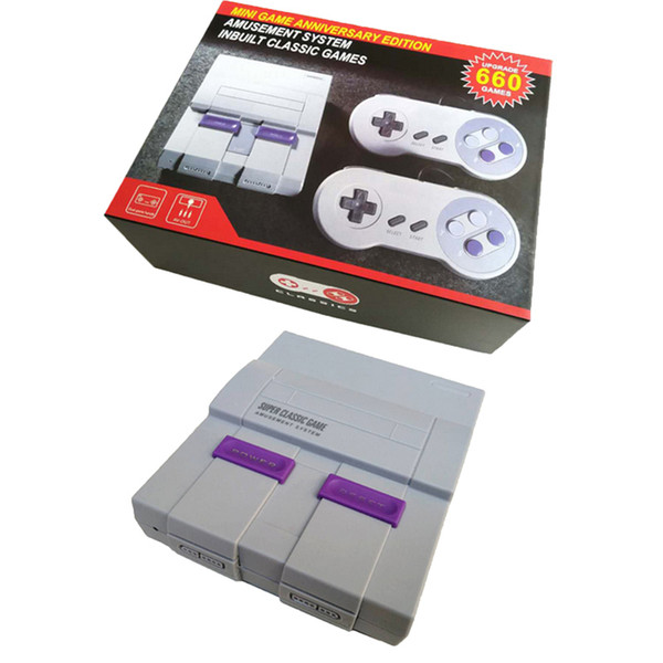 Super Famicom Mini Classic SFC TV Video Handheld Game Console Entertainment 660 Classic Games 8 Bit Hot 3008038