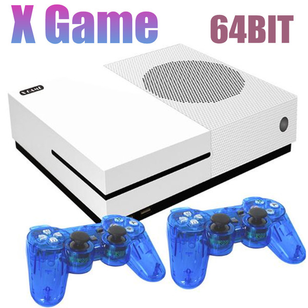 2018 Hot Family Video Game Player 4GB 64Bit Can Store 600 Games Dual Gamepads Xgame Support TF Card HDMI AV-Out For FC