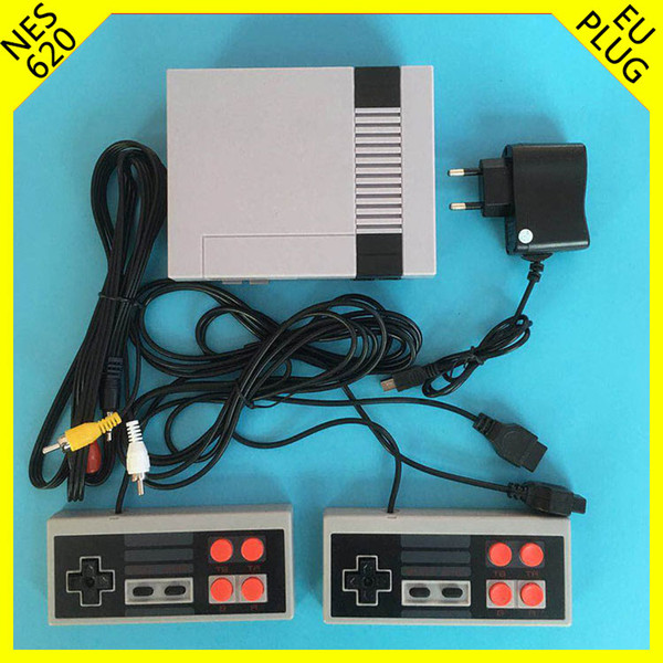 (Four keys)(EU)Mini TV Video Game Console Handheld for NES MODEL FOR NES 620 AV games consoles with retail boxs hot sale free shipping