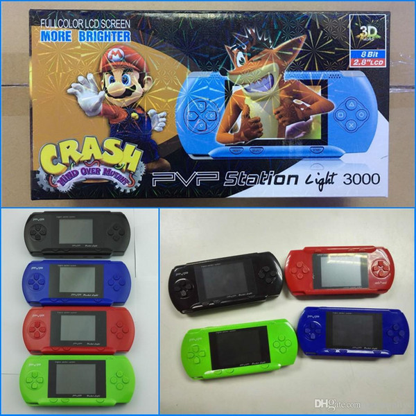 Game Player PVP 3000 (8 Bit) 2.5 Inch LCD Screen Handheld Video Game Player Consoles Mini Portable Game Box Also Sale PXP3