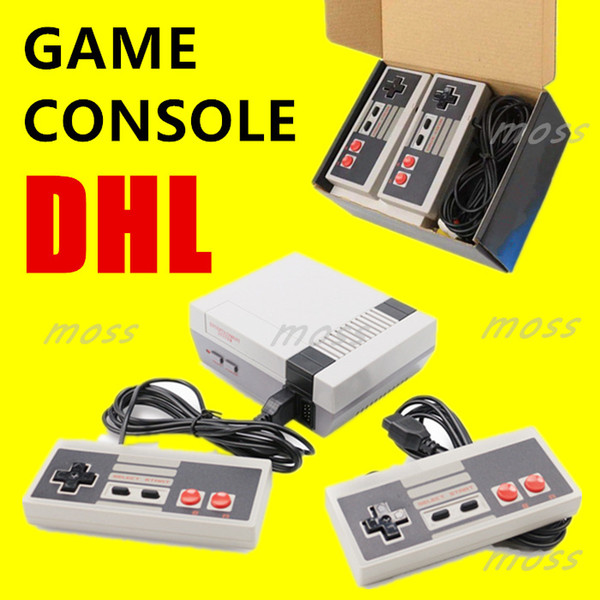 Mini TV Game Console can store 620 500 Video Handheld for NES games consoles with retail boxs free shipping DHL 30pcs