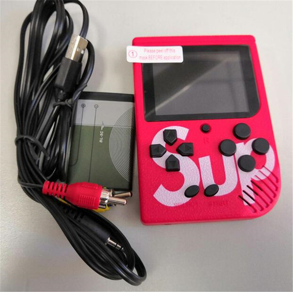 SUP Mini Handheld video Game Console Portable Retro 8 bit FC MODEL FOR FC can store 129 AV GAMES Color LCD Game Player For FC with box