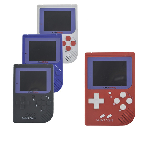 Retro Handheld Game Console Coolbaby RS-6 Portable Mini FC Game Console 8 Bit 2.5 inch LCD Color Display Children Game Player