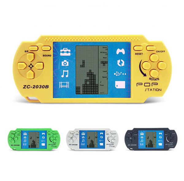 Classical Tetris Game Console For PSP Nostalgic Game Players Retro Portable Tetris Handheld kids Gaming Controller Brick Game For PSP DHL