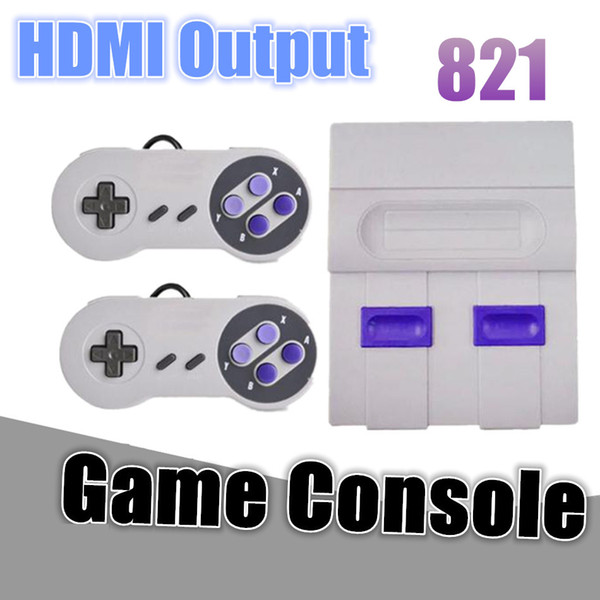 Family Handheld Game Console Dual Gamepad HDMI TV Video 8Bit Retro Game Console Store 821 Classic games for Kids Child Gift