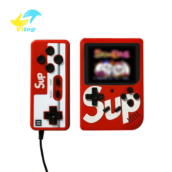 400 Games Retro Video Handheld Game Console Gamepad 2 Players Doubles 3.0 Inch Color LCD Game Player