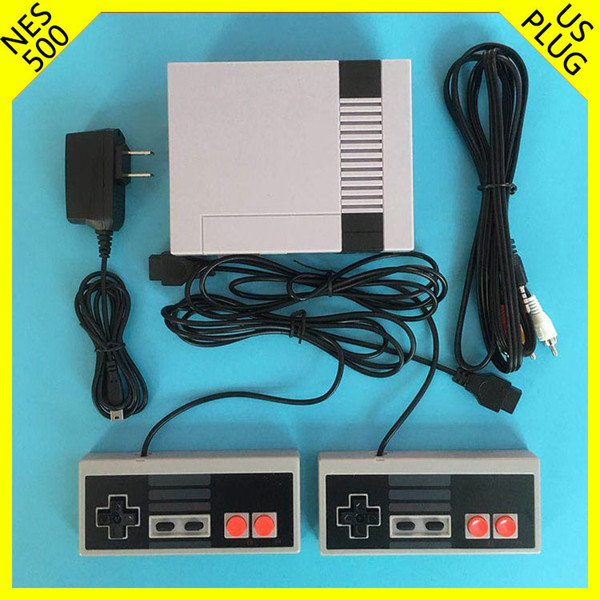 New arrival Mini TV BOX can store 500 console AV 8bit video game for nes emulator games consoles with retail box by SF-EXPRESS