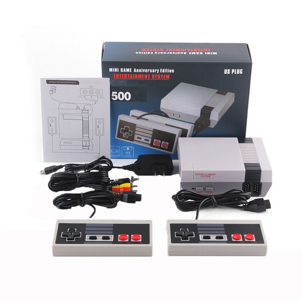 New Arrival Mini TV can store 620 500 Game Console Video Handheld for NES games consoles with retail boxs dhl