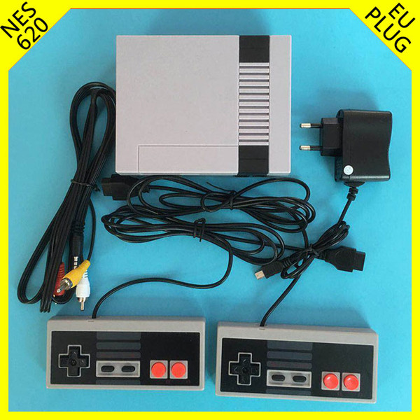 (Two keys)(EU)Mini TV Video Game Console Handheld for NES MODEL FOR NES 620 AV games consoles with retail boxs hot sale free shipping