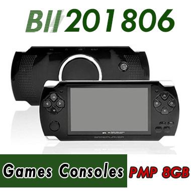 PMP 4GB 8GB handheld Game Console 4.3 inch screen mp4 player MP5 game player real 8GB support for psp game,camera,video,e-book NEW 50X