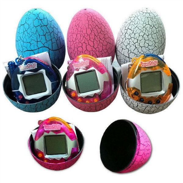 2018 Fashion toy Tamagotchi Electronic Toys Crackle eggs toy best Children Gift Virtual Pet Toys Portable Game Players