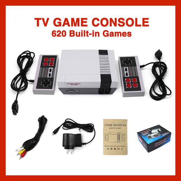 New Arrival Mini TV can store 620 500 Game Console Video Handheld for NES games consoles with retail boxs