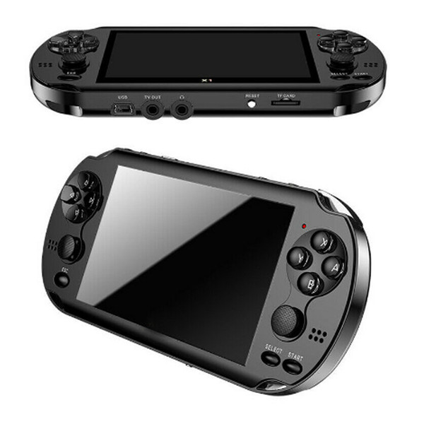 8GB X9 Handheld Game Player 5 Inch Large Screen Portable Game Console MP4 Player with Camera TV Out TF Video