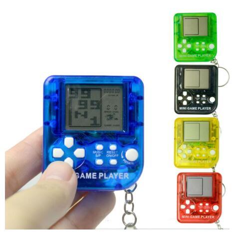 Mini Classic Game Machine Children\'s Handheld Retro Nostalgic Mini Game Console With Keychain Tetris Video Games Classic Games