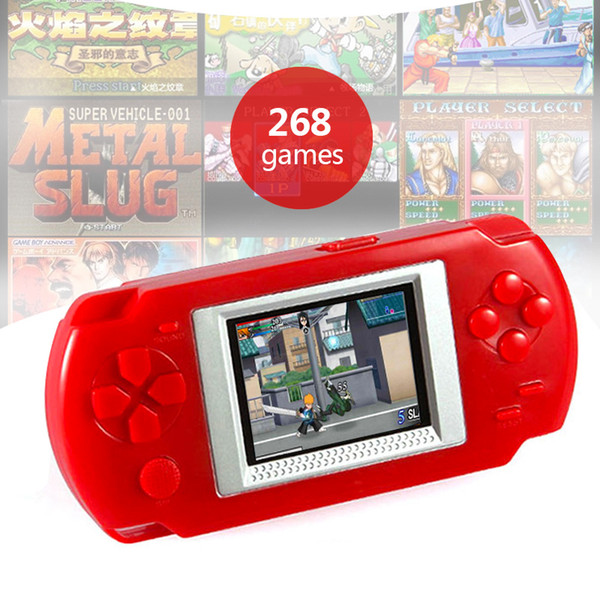 Handheld Video Game Console With 268 Different Retro Games Consola 2 Inch Screen Child 502 Screen Display Consoles Game Player