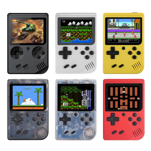 Retro Portable Mini Handheld Game Console 8-Bit 2.8 Inch Color LCD Kids Color Game Player Built-in 168 games