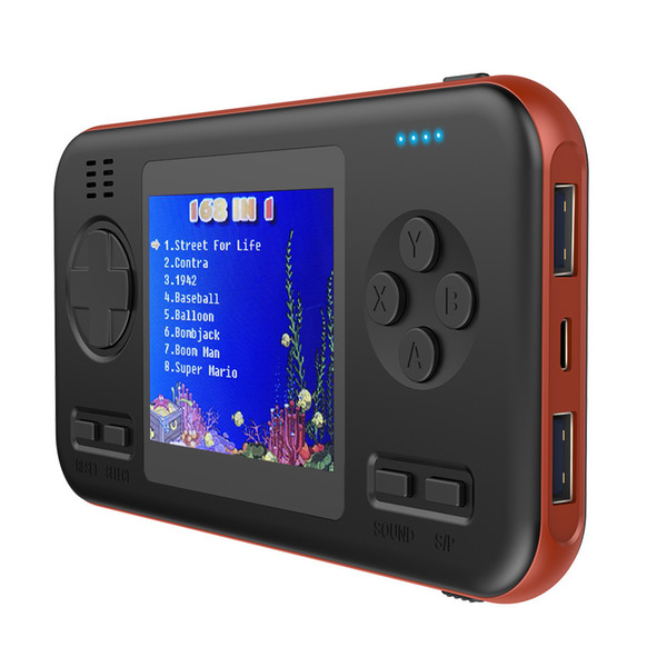 2.8-inch color LCD game console 8000mAh battery power pack built-in 416 game consoles retro video handheld game consoles portable power in