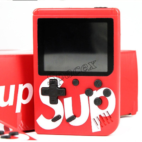 50pcs Colorful SUP Mini Handheld Game Console Retro Portable Video Game Console Can Store 400 Games 8 Bit 3 Inch