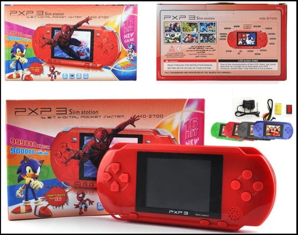 Portable PXP3 PXP (16Bit) PVP (8Bit) Game Video Console TV-Out Games Slim Station Gaming Console Player Child Xmas Best Gift with box