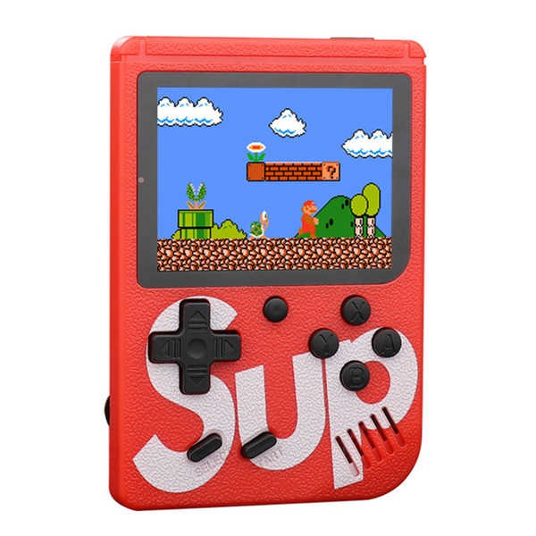 SUP Handheld Games Console Mini Game Box Portable Classic Video Game Player 3.0 Inch Color LCD 400 Games AV-out for Kids Gift