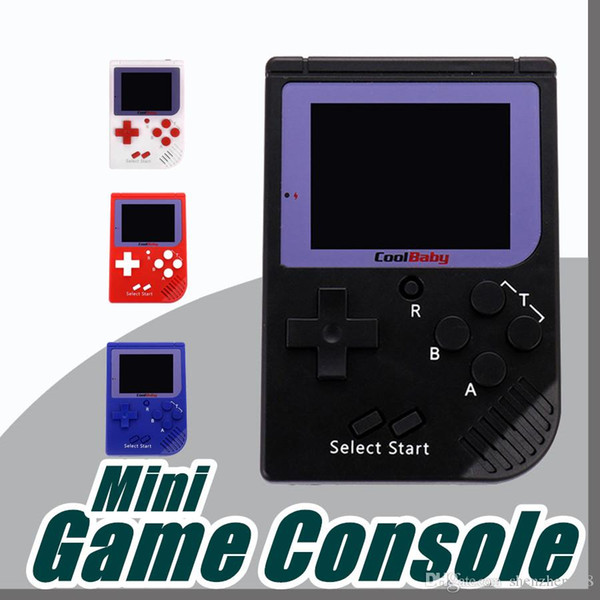 CoolBaby RS-6 Portable Retro Mini Handheld Game Console 8 bit Color LCD Game Player For FC Game free DHL A-ZY