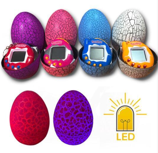 Multi-colors Dinosaur egg Virtual Cyber Digital Pet Game Toy Tamagotchis Digital Electronic E-Pet Christmas Gift TTK02