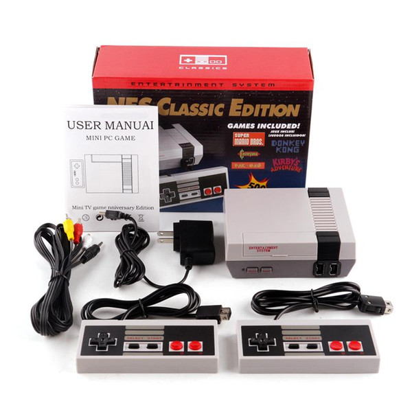 Mini Game Consoles For 500 New Edition Model NES Classic Game TV Video Handheld Console Newest Entertainment System Classic Games Free DHL