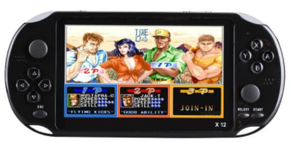 X12 Handheld Game Player 8GB Memory Portable Video Game Consoles with 5.1