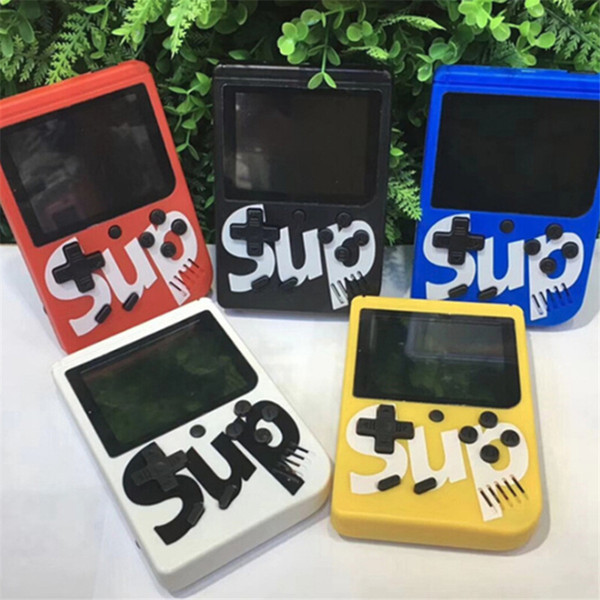 SUP Mini Handheld Game Console Sup Plus Portable Nostalgic Game Player 8 Bit 129 168 300 400 in 1 FC Games Color LCD Display Game Player