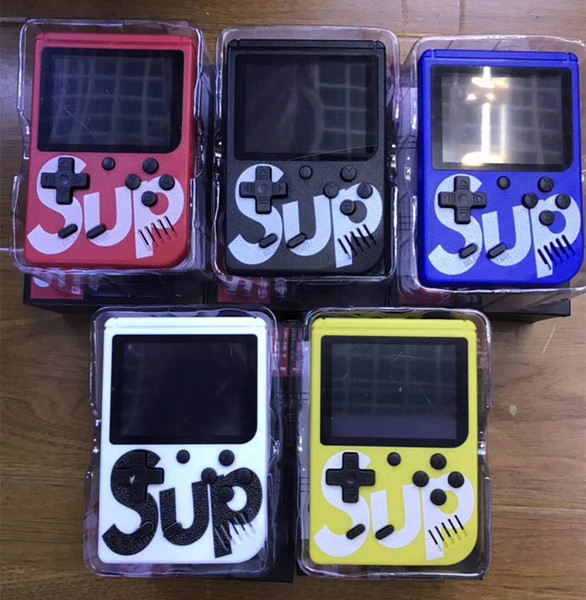 SUP Games Console 400 in 1 Portable Handheld Game Pad Retro 8 bit 3 Inches Color LCD Display Best Gifts for Kids