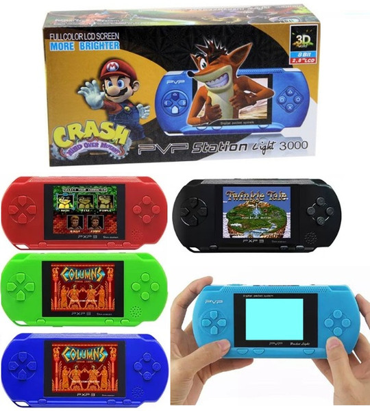 hot LCD screen PVP 2.7 inch handheld video game player mini portable game machine DHL free shipping